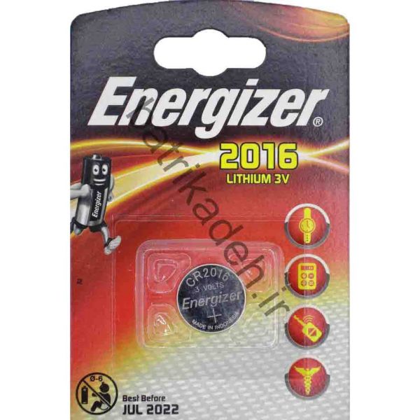 باتری CR 2016 Energizer ساخت آمریکا